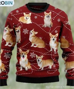 Pembroke Welsh Corgi Xmas Dog Lover Ugly Christmas Sweater