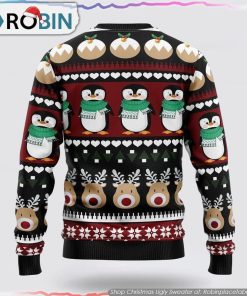 Penguin Group Ugly Christmas Sweater Gifts For Pet Lover