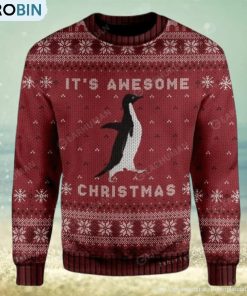 penguin-it-is-awesome-christmas-ugly-sweater-party-1