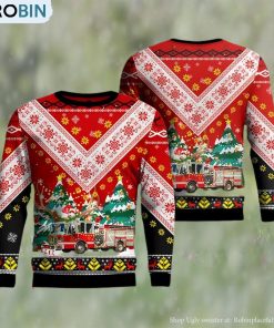 Pennsylvania, Bristol Consolidated Fire Company Ugly Christmas Sweater