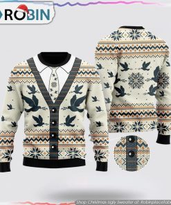 Pigeon Christmas Cardigan Ugly Christmas Sweater Gifts For Pet Lover Pigeon Christmas Cardigan Ugly Christmas Sweater Gifts For Pet Lover