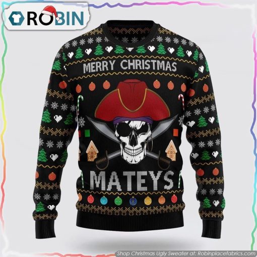 Pirate Skull Christmas Ugly Sweater