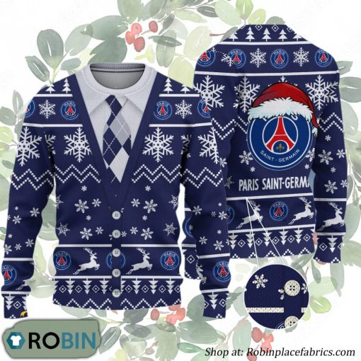 PSG Ligue 1 & Ligue 2 Ugly Christmas Sweater