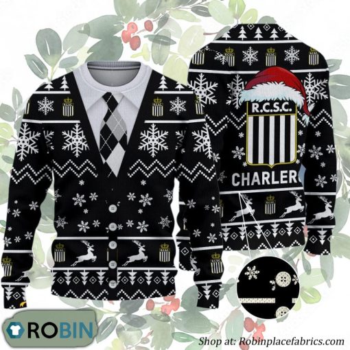 R. Charleroi S.C Pro League & Challenger Pro League Ugly Christmas Sweater