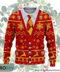 Racing Club de Lens Ligue 1 & Ligue 2 Ugly Christmas Sweater