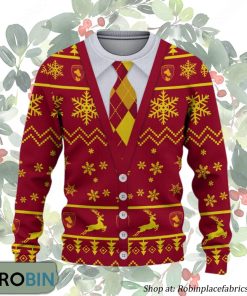 Rodez Aveyron Football Ligue 1 & Ligue 2 Ugly Christmas Sweater