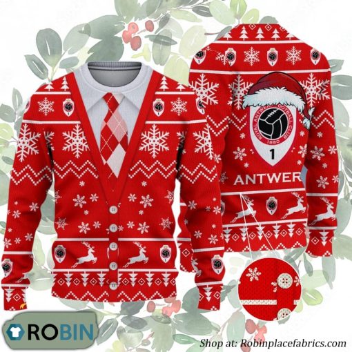 Royal Antwerp FC Pro League & Challenger Pro League Ugly Christmas Sweater