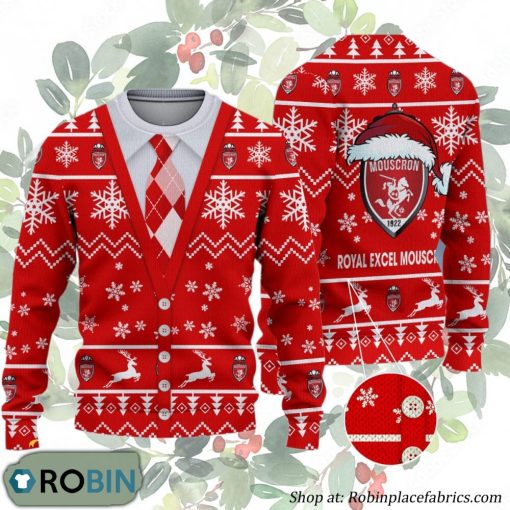 Royal Excel Mouscron Pro League & Challenger Pro League Ugly Christmas Sweater