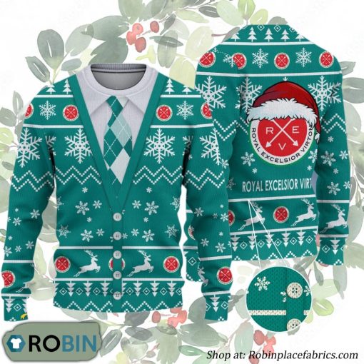 Royal Excelsior Virton Pro League & Challenger Pro League Ugly Christmas Sweater