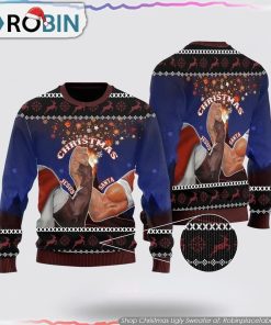 Santa And Jesus Christmas Ugly Christmas Sweater Gifts For Christians