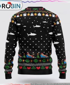 Santa Shark Ho Ho Ho Ugly Christmas Sweater Gifts For Pet Lover Santa Shark Ho Ho Ho Ugly Christmas Sweater Gifts For Pet Lover