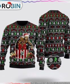Santa Squatch Bigfoot Christmas Sweater Festive Gift Box Design Gifts For Bigfoot Lovers Santa Squatch Bigfoot Christmas Sweater Festive Gift Box Design Gifts For Bigfoot Lovers