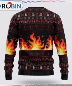 Satan Claus Merry Christmas Hail Satanic Ugly Christmas Sweater Satan Claus Merry Christmas Hail Satanic Ugly Christmas Sweater