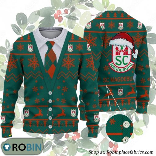 SC Magdeburg House Bill Ugly Christmas Sweater