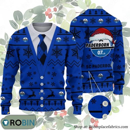 SC Paderborn Bundesliga Team Ugly Christmas Sweater