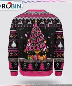 Shop Breast Cancer Awareness Ugly Christmas Sweater Christmas Gifts For Survivors Shop Breast Cancer Awareness Ugly Christmas Sweater Christmas Gifts For Survivors