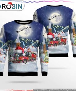 Shop The Trendy McPherson Fire Department Ugly Christmas Sweater in Kansas