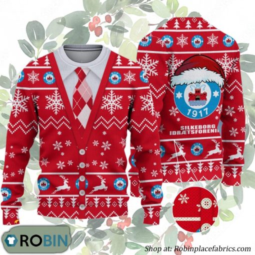 Silkeborg IF Superliga Ugly Christmas Sweater