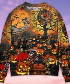 Skull Halloween Skull Darkness Ugly Christmas Sweater