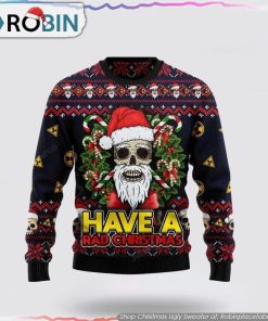 Skull Have A Rad Christmas Ugly Sweater
