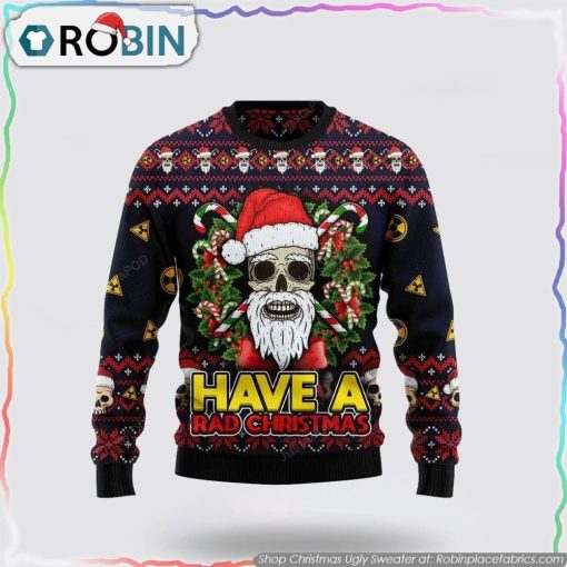 Skull Have A Rad Christmas Ugly Sweater