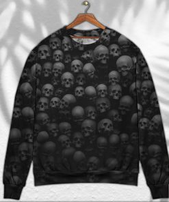 Skull Let Them Go To Hell Christmas Ugly Sweater, Sweatshirt