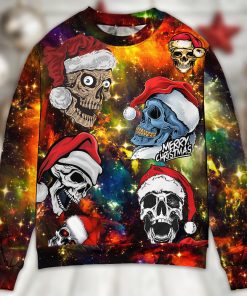 Skull Love Christmas Funny Christmas Ugly Sweater, Sweatshirt