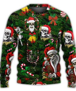 Skull Merry Xmas Happy Christmas Ugly Christmas Sweater Skull Merry Xmas Happy Christmas Ugly Christmas Sweater