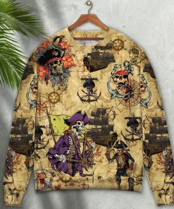 Skull Pirate So Scary 3D Printed Christmas Ugly Sweater