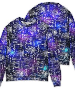 SPACE SHIPS STAR WARS GALAXY Sweater