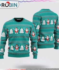 Spread Holiday Cheer with Santa Claus Ugly Christmas Sweater