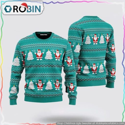 Spread Holiday Cheer with Santa Claus Ugly Christmas Sweater