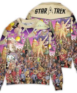 ST The Original Series 50th Anniversary Comics Sweater