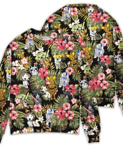 Star Dogs Tropical Ugly Christmas Sweater