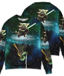 Star Wars Cat Yoda Ugly Christmas Sweater