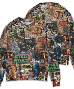 Star Wars Comic Style 3D Printed Ugly Sweater, Christmas Gifts