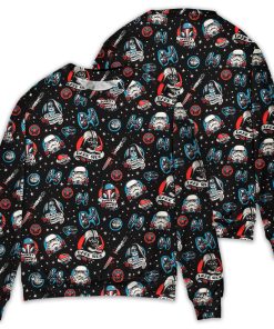 Star Wars Darth Vader Storm Trooper Dark Side Black Sweater