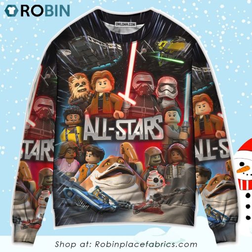 Star Wars Lego All Star Ugly Christmas Sweater, Sweatshirt