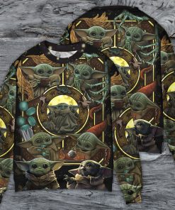 Starwars Baby Yoda In Your Area Sweater