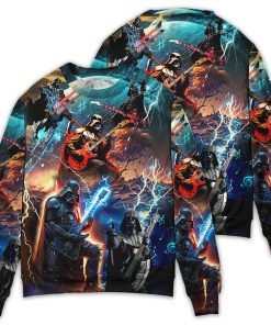 Starwars Darth Vader Playing Guitar Sweater