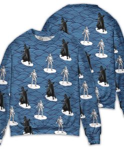 Starwars Storm Trooper Darth Vader Surfing Sweater
