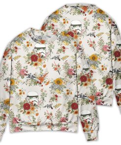 Starwars Stormtrooper Flower Vintage Autumn Sweater Starwars Stormtrooper Flower Vintage Autumn Sweater