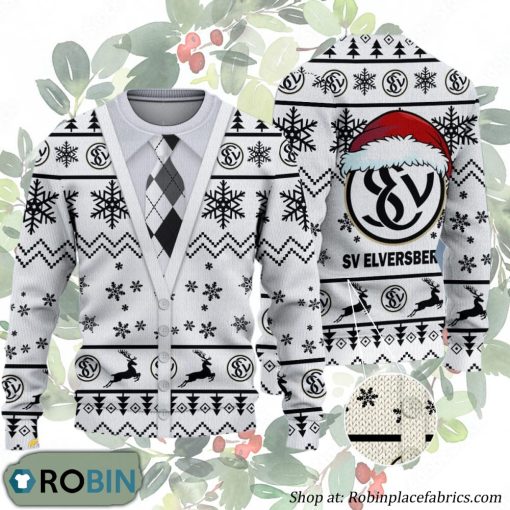 SV 07 Elversberg Bundesliga Team Ugly Christmas Sweater