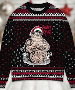Tattoo Santa Funny Merry Christmas Christmas Ugly Sweater, Sweatshirt