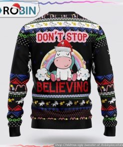 Unicorn Believing Christmas Ugly Christmas Sweater