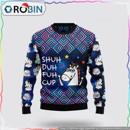 Unicorn Galaxy Cool Ugly Christmas Sweater