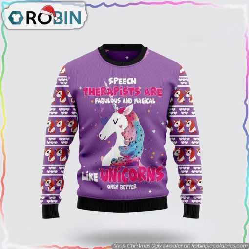 Unicorn Magical Ugly Christmas Sweater