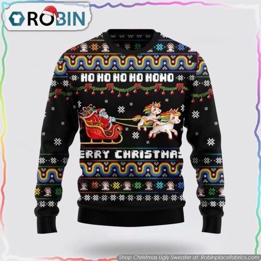 Unicorn Merry Christmas Christmas Ugly Sweater