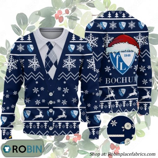 VfL Bochum 1848 Bundesliga Team Ugly Christmas Sweater