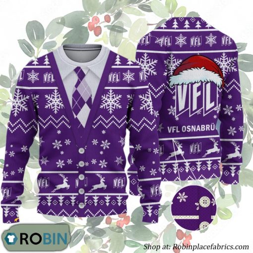 VfL Osnabruck Bundesliga Team Ugly Christmas Sweater